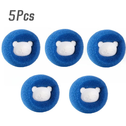 1/5/10PCS Laundry Ball Kit Reusable Washing Machine Hair Remover Ball Cleaning Lint Fuzz Pet Hairs Clothes Household Product