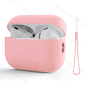 Dla AirPods Pro 2 Etui Płynny Silikon Pokrowiec Na AirPods 3 Pro 2 Etui Miękkie Słuchawki Ochronne Funda dla AirPod Pro 2 Pro2 Pokrowiec