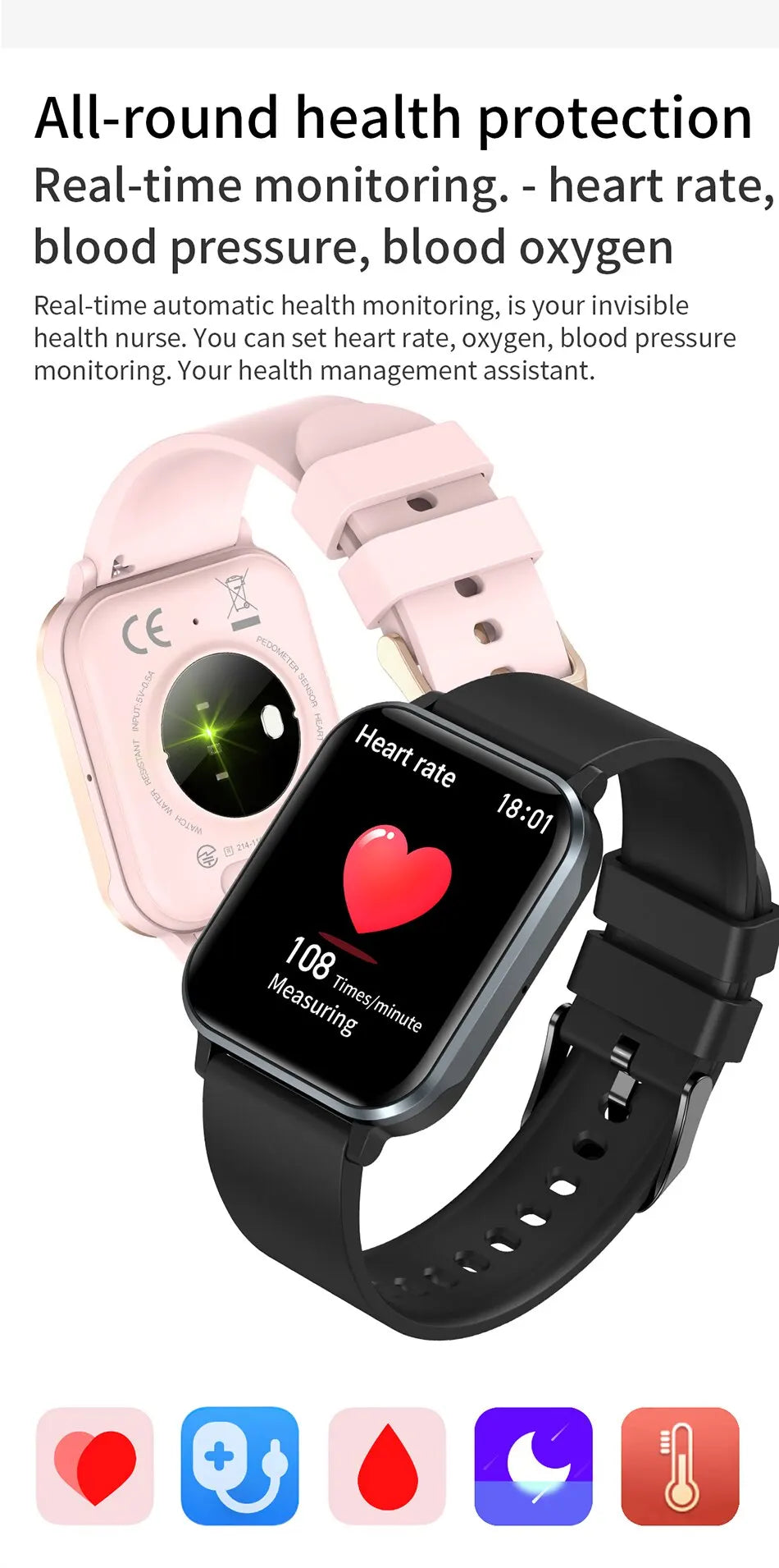 LIGE Women Smart Watch I68 Waterproof Bluetooth Call Watch for Women Smartwatch Ladies Sport Fitness Tracker Watches Men Watch