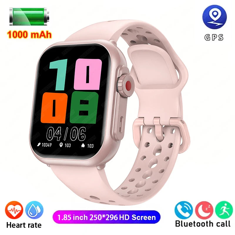 For IOS Watch Ultra 2 SE Men Women Smart Bracelet 1000mAh Battery GPS AMOLED Display Bluetooth Call Sport Waterproof Smart Watch