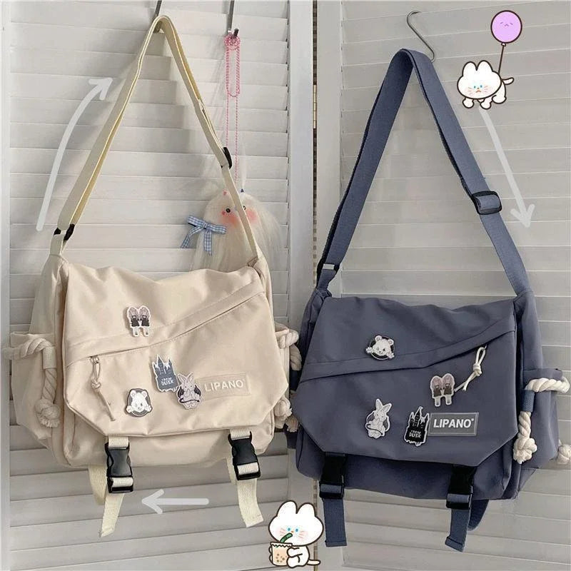 Popular Shoulder Bag Large Capacity Crossbody Bag Retro Workwear Postman Bags for Girls Handbags Fashion Casual rossbody Bags