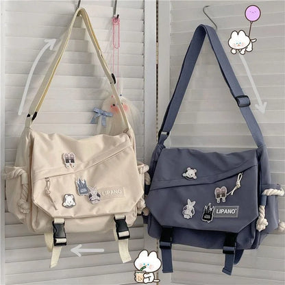 Popular Shoulder Bag Large Capacity Crossbody Bag Retro Workwear Postman Bags for Girls Handbags Fashion Casual rossbody Bags
