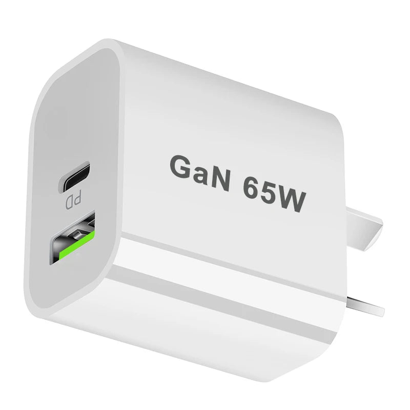 AU Plug Fast USB Charger Type C Charger for Xiaomi Redmi iPhone Samsung Mobile Phone Quick Charging Adapter PD Wall Charge