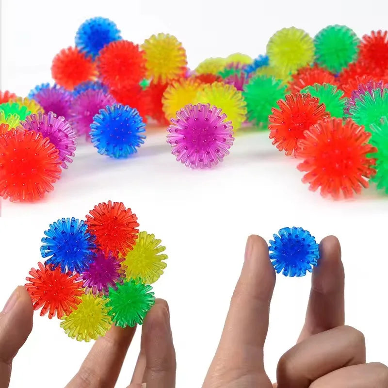 TPR Bayberry Ball Hedgehog Multi color Mini Massage Ball Foot Massage Ball Airout Yoga Stress Relief Soft Squeezing Plush Toy
