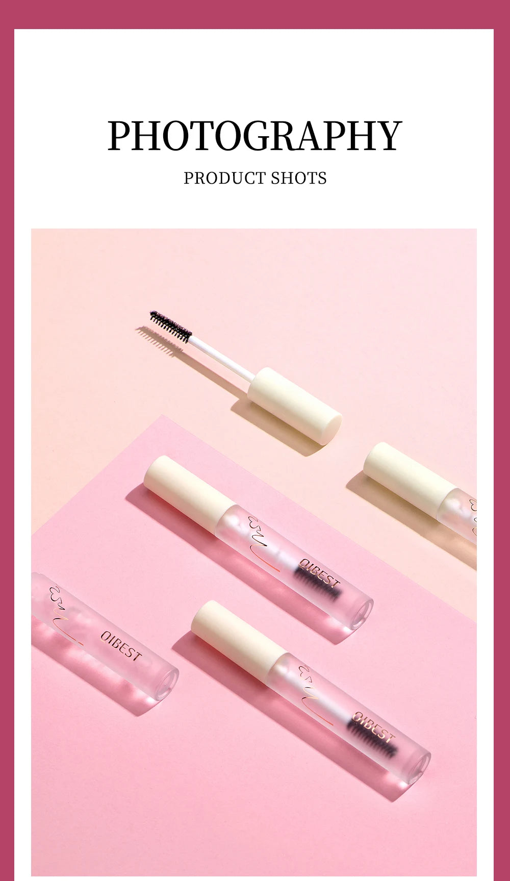 QIBEST Transparent Eyebrow Gel Long Lasting Shape Natural Three Dimensional Moisturizing Eyebrow Styling Gel Makeup Brow Soap