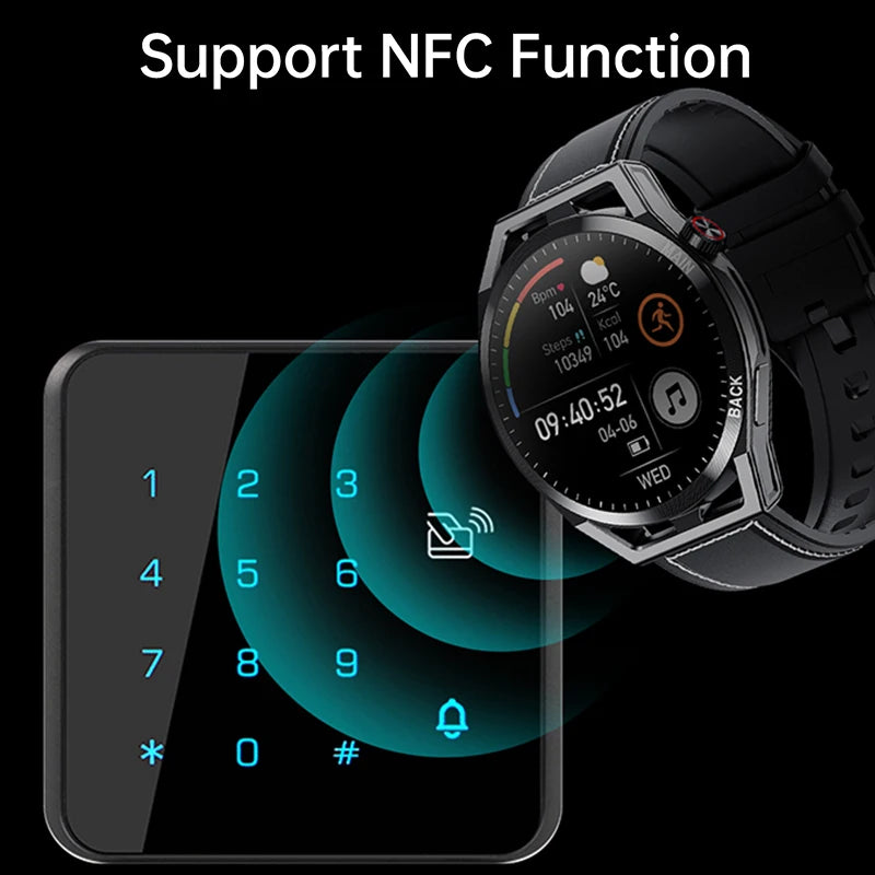 LIGE NFC 2026 New Ultra Military Smart Watch Men 1.32" IPS IP67 Waterproof ECG Smartwatch   For iOS Android Sports Smart Watches