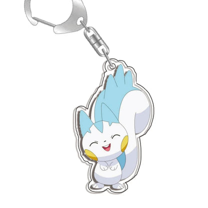 Keychain for Pokemon Charizard Vaporeon Leafeon Bag Charms Acrylic Anime Game Collectable Gifts Art Collection Toy Decoration