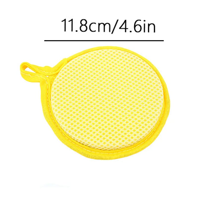 10Pcs Dual-Sided Kitchen Sponge Scrubber, Heavy Duty Dish Cleaning Sponge, Non-Scratch Scouring Pad for Pans Dishes Pot Cleaning