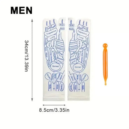 Massage Relieve Tired Feet Socks Acupressure Foot Massager Reflexology Socks Foot Point Tool Physiotherapy Sock Foot Care Tools