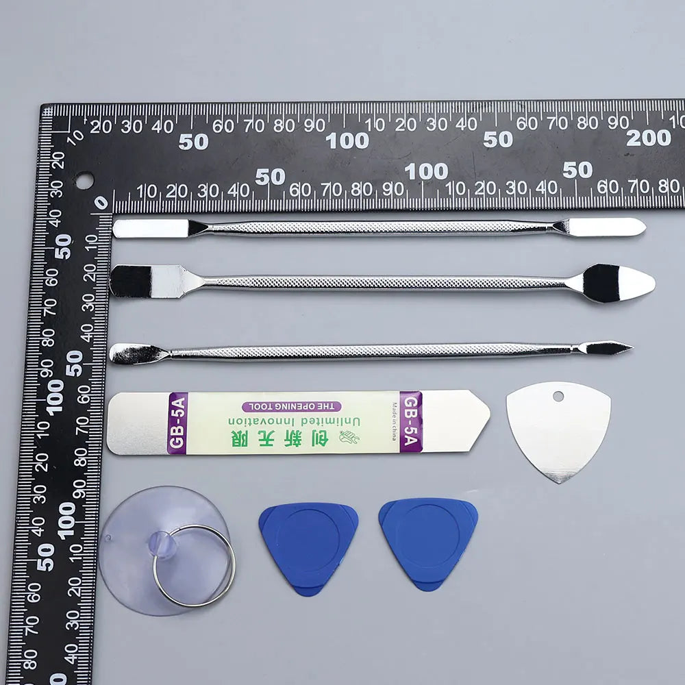 JCD 8 In 1 Computer Mobile Phone Tablet Appliances Pry Bar Multi-purpose Manual Disassembly Tool Bimetallic Head