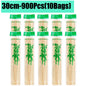 90-1350Pcs Bamboo Wooden BBQ Skewers Sticks Disposable 15/20/25/30cm for Grilling, Fruit, Kabob,BBQ, Barbecue, Camping, Outdoor