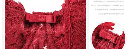 French Lace Half-Cup Bra Ultra-Thin Compact Small Bras  Kawaii Lingerie Sexy Push Up Japanese Style Minimalist Design for Women