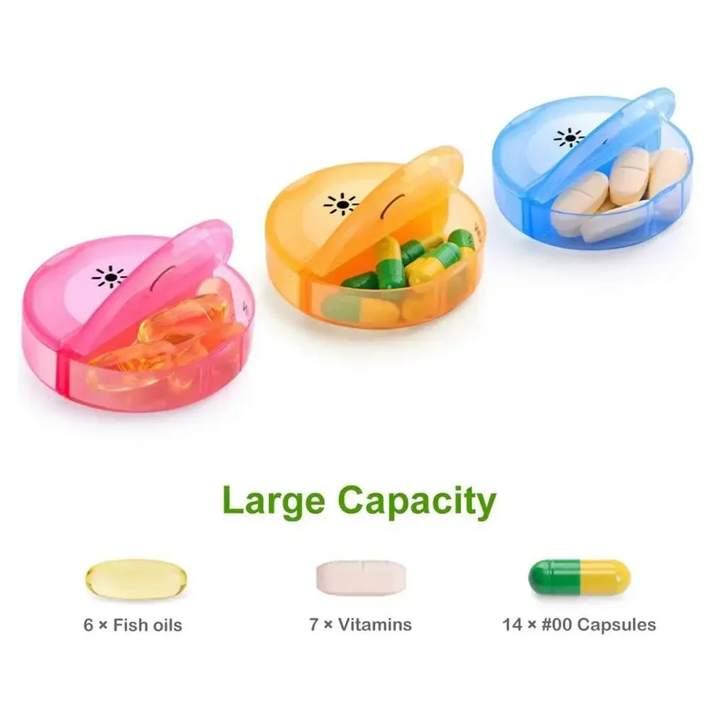 Weekly Medicine Storage Organizer Pill Box Holder Container Pill Case Medicine Tablet Portable Dispenser Organizer