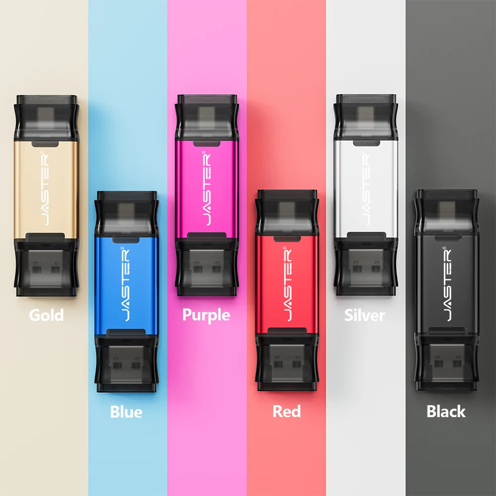 TYPE-C USB Flash Drive 128GB USB-C Memory Stick Business Gift Pen Drive 64GB 32GB Black Blue Golden Pendrive 16GB 8GB 4GB 128MB