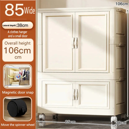 Home Use Baby Closet Easy Assembly Bedroom Storage Cabinet Thickened Children's Clothes Organizer Infant Wardrobe