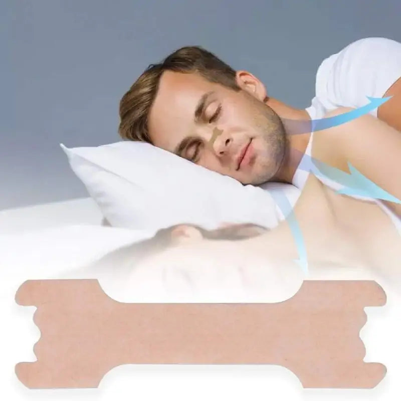 Anti Snore Sleep Aid Nasal Strips 100/200pcs Gentle Adhesive Nose Patches for Adults Improve Night Breathing