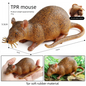 Oenux Simulated Insect Mouse Lizard Sea Animal Models Realistic Dolls Soft Rubber TPR Material Collectibles Halloween Prank Toys