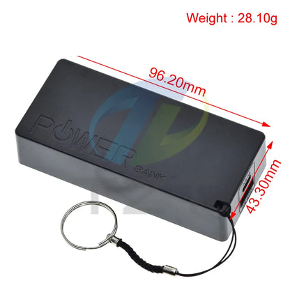2X 18650 USB Power Bank Battery Charger Case DIY Box For iPhone For Smart Phone MP3 Electronic Mobile Charging QIY25 D3S