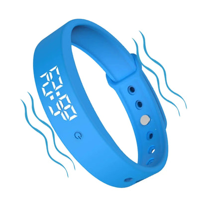 Silent Alarm Wristband Timer Clock Vibrating Wristband 3 Alarms Daily Organizer Timer for Kids Adults Men Women Teens Elderly