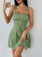Women's Summer Floral Spaghetti Strap Beach Short Dress,Womens Dresses,Woman Clothing,Woman Clothes,Sundress,New In Dress 2025