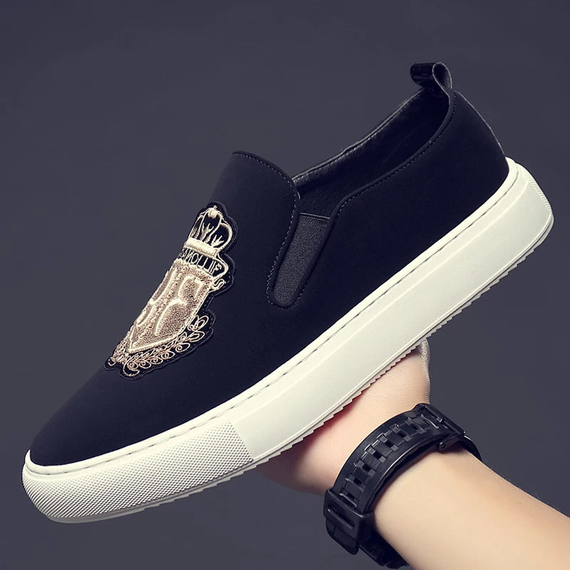 Men's Comfort Loafers, Trendy Soft Sole Fashion Casual Shoes, Anti-Slip Breathable Slip-On Men's Shoes-20338