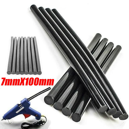 1/20pcs Car Hot Glue Stick Black Hot Melt Adhesive Glue Gun Silicone for Hot Gun 7mm /11mm for Kitchen Faucets Bathroom Items