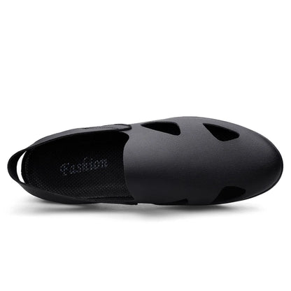 New summer general Doudou men's shoes outdoor lazy one-pedal men's daily casual leather shoes driving shoes
