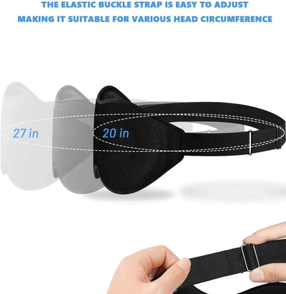 Sleep Eye Mask for Men Women, Lash Extensions 3D Sleeping Mask, Travel Blackout Night Blindfold Eye Shade Cover with Adjustable