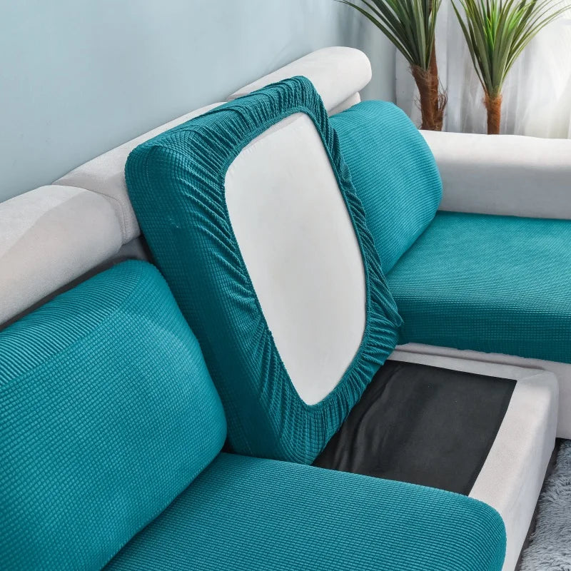 Polar Fleece Sofa Seat Cushion Cover Elastic Sofa Covers for Living Room Pet Kids Mat Chair Cover Furniture Protector 10 Sizes
