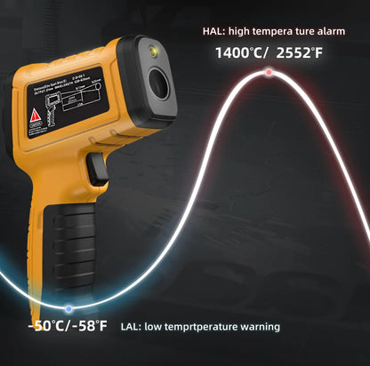 BSIDE H3 Infrared Thermometer Gun -50~1400°C Handheld Digital Laser Industrial Non Contact Temperature meter Measuring Tester