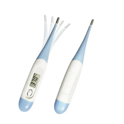 Digital Thermometer with Soft Tip, Oral & Armpit Temperature Test for Baby Adults, Home First Aid Fever Detection Tool