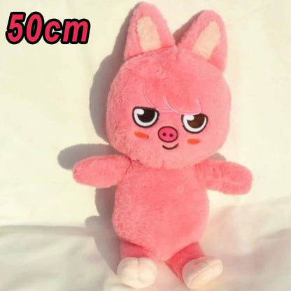 *SKZOO Kpop Plush Toys,Wolf Bear Foxes Duck Cartoon Cute Plush Animal Backpack Dolls, Large Messenger Bag, Throw Pillow, Gift