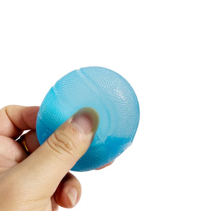 Stress Relief Toy Simulation Football Basketball Rugby Squishy Squeeze Toy Crystal Soil Desk Fidget Toy Christmas Gift