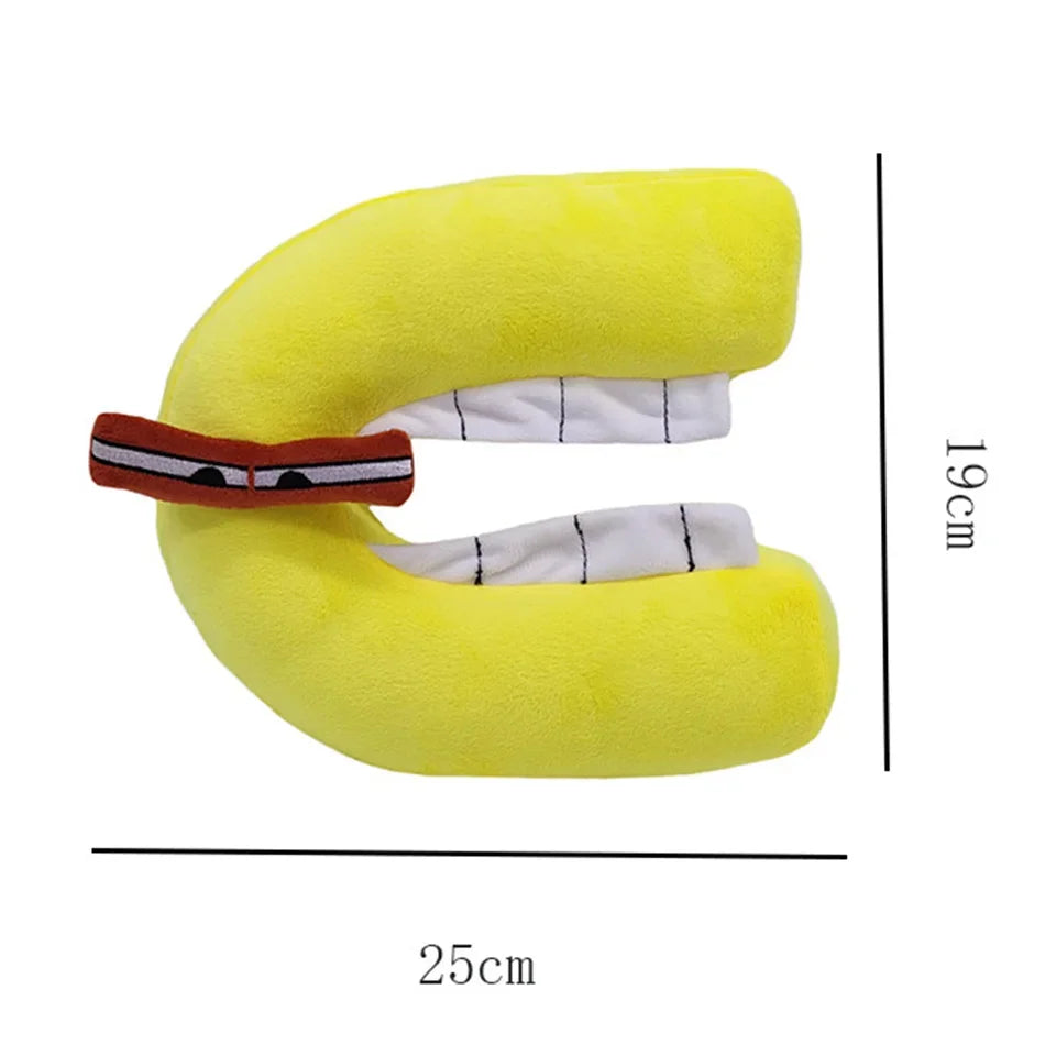 T Alphabet Lore Plush Toys Anime Doll Kawaii 26 English Letters Stuffed Toys Kids Enlightenment Montessori Plush Toy Doll Gifts