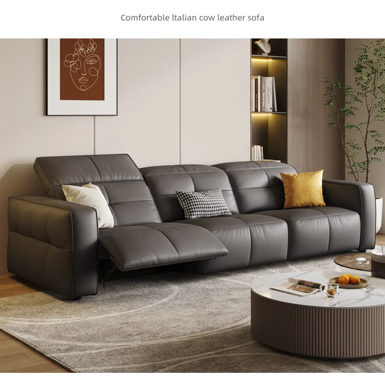 Luxury Couch Reclining Sofas Leather Black Seating Power Office Reclining Sofas Massage Sillas De Escritorio Home Furniture