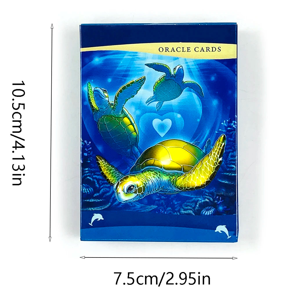 Whispers Of The Ocean Oracle Cards Fate Divination Board Game Party Games,Perfect For Spiritual Guidance & Collectors