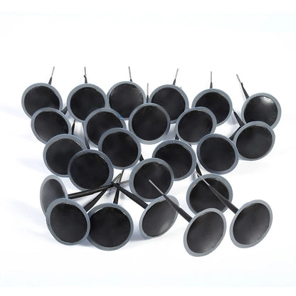 24Pcs/set Plug Patch Gum Car Motorcycle Truck Tyre Puncture Repair Tubeless Wired Mushroom Plug Patch Kit 4.5mm Car Repair Tool