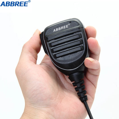 ABBREE AR-770 Walkie Talkie Speaker Microphone K Plug Handheld Mic For Baofeng UV-32 UV-5R Mini QuanSheng UV-K5/K6 Two Way Radio