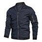 Spring Autumn Men's Windbreaker Jacket Casual Lightweight Jacket For Men Sports Zip Up Coat with Pockets Clothing
