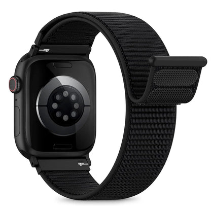 Nylon Strap For Apple Watch Band Ultra 3 2 49mm 46mm 45mm 41mm 44mm 42mm 40mm 38mm Bracelet For iWatch Series 11 10 9 8 7 6 5 4