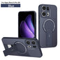 Shockproof Bracket Armor Magnetic Holder Case For OPPO Reno 13 13F Reno13 Pro Reno13F 5G Magsafe Wireless Charge Cover