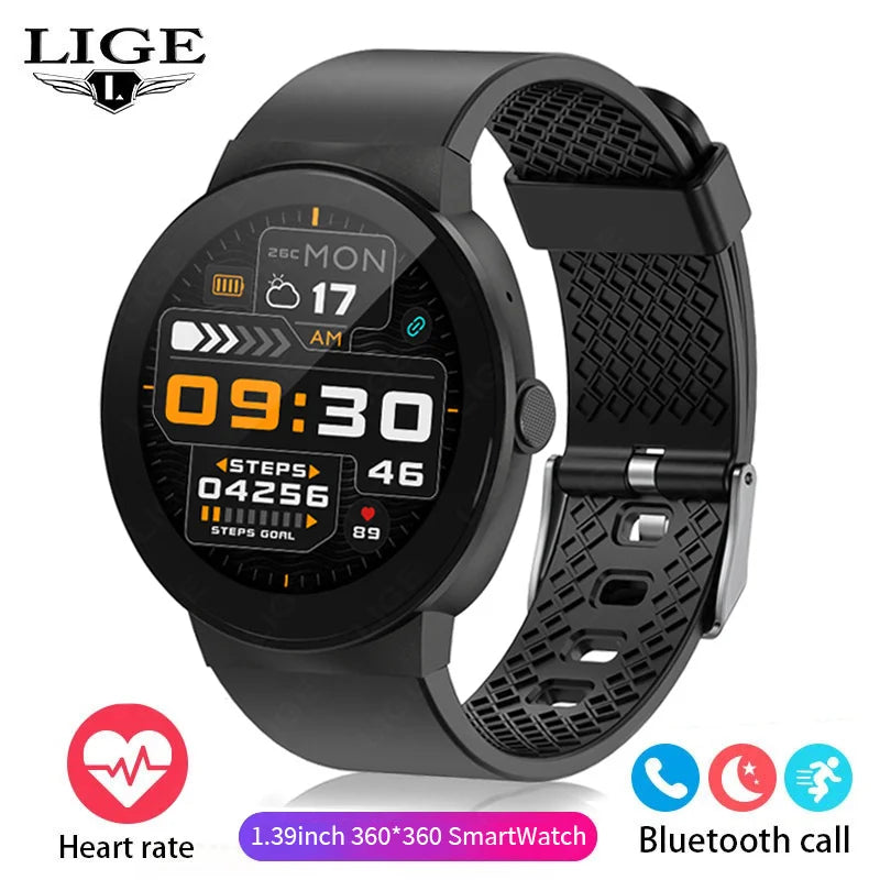 LIGE Women Smart Watch I68 Waterproof Bluetooth Call Watch for Women Smartwatch Ladies Sport Fitness Tracker Watches Men Watch