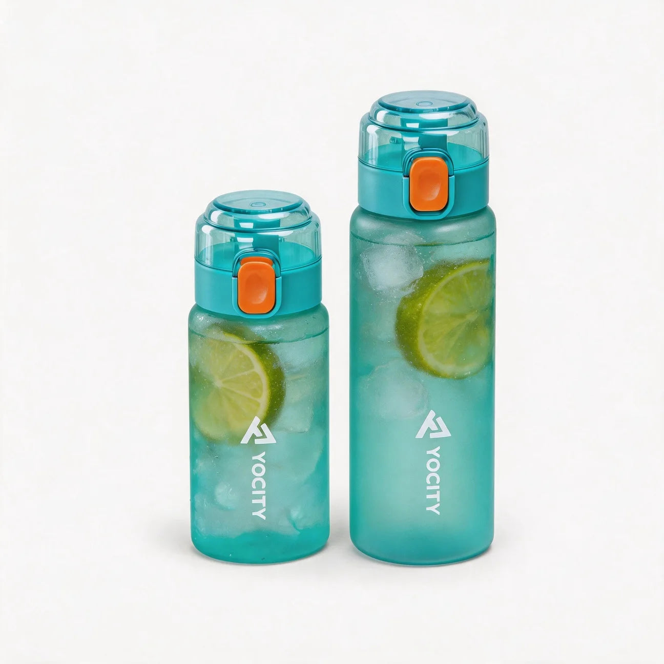 18.6/25.36oz Sports Water Bottle with Time Marker Portable Leak-Proof Tritan Cup for Outdoor Activities Fitness Hydration Bottle