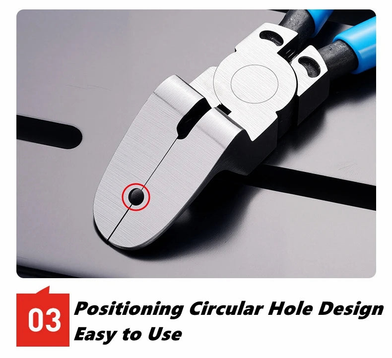 Multifunctional Car Clip Pliers Diagonal Pliers Car Rivet Tightening Pliers Wire Stripping Plier Staple Screwdriver Removal Tool