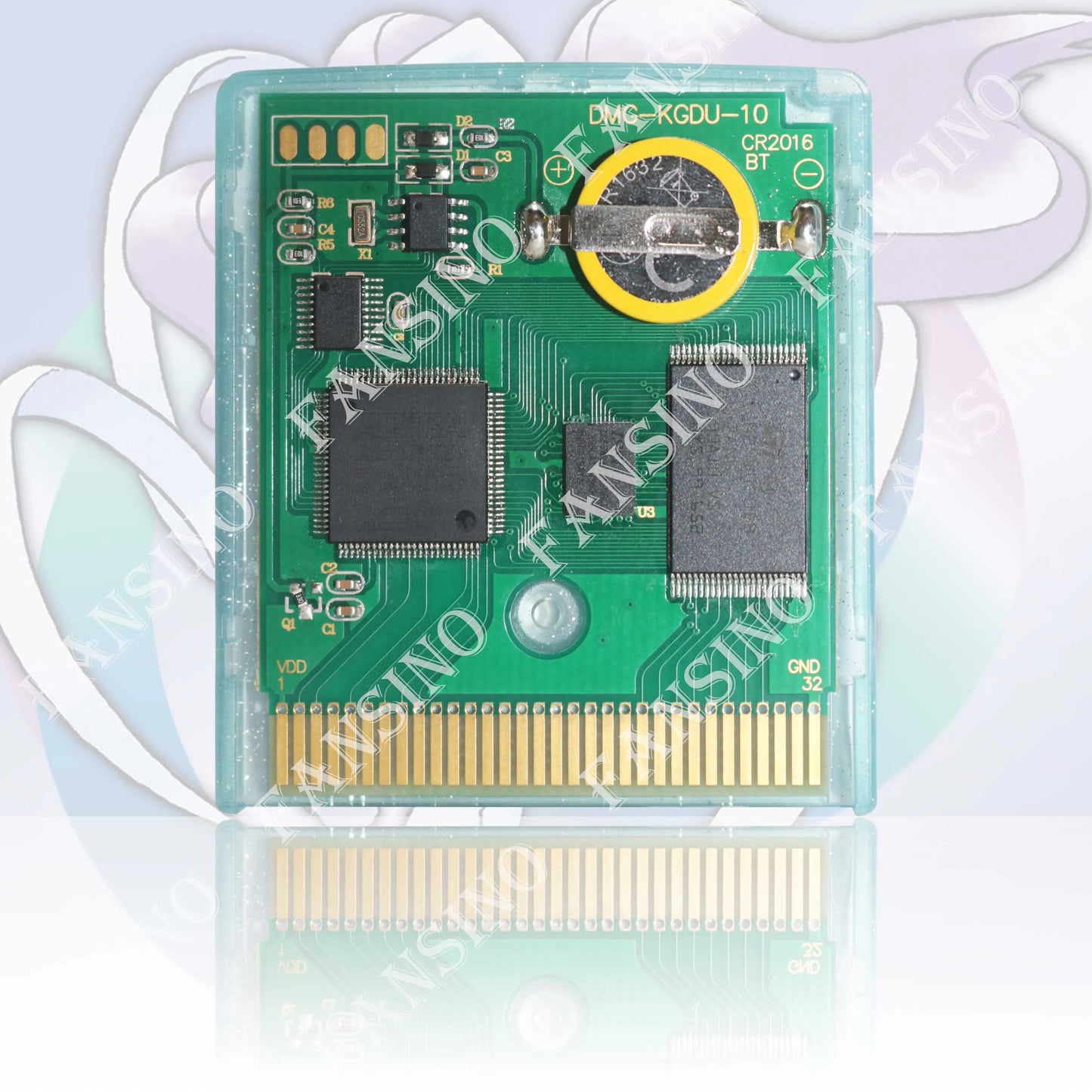 GBC Real Time Clock Pokemon Pyrite (v1.0) High Quality GBC Video Game Cartridge With Battery For GBA/GBC Series Console