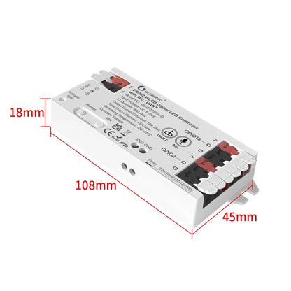 GLEDOPTO WLED LED Controller ESP32 Mic Music UART RGB IC Digital Lights Addressable String Lighting WS2811 WS2812B WS2815 SK6812