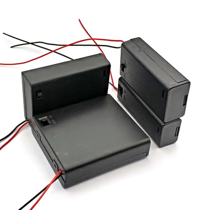DIY 1/2/3/4 Slot AA Battery Holder Box Case AA Battery Holder Box Case with Switch