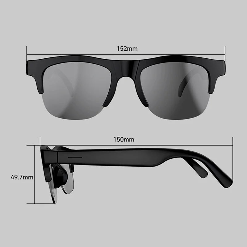 Lenovo AI Smart Glasses 8K Remote Control Touch Photo Camera Recording Translator Voice Assistant Wireless Bluetooth Eyewear