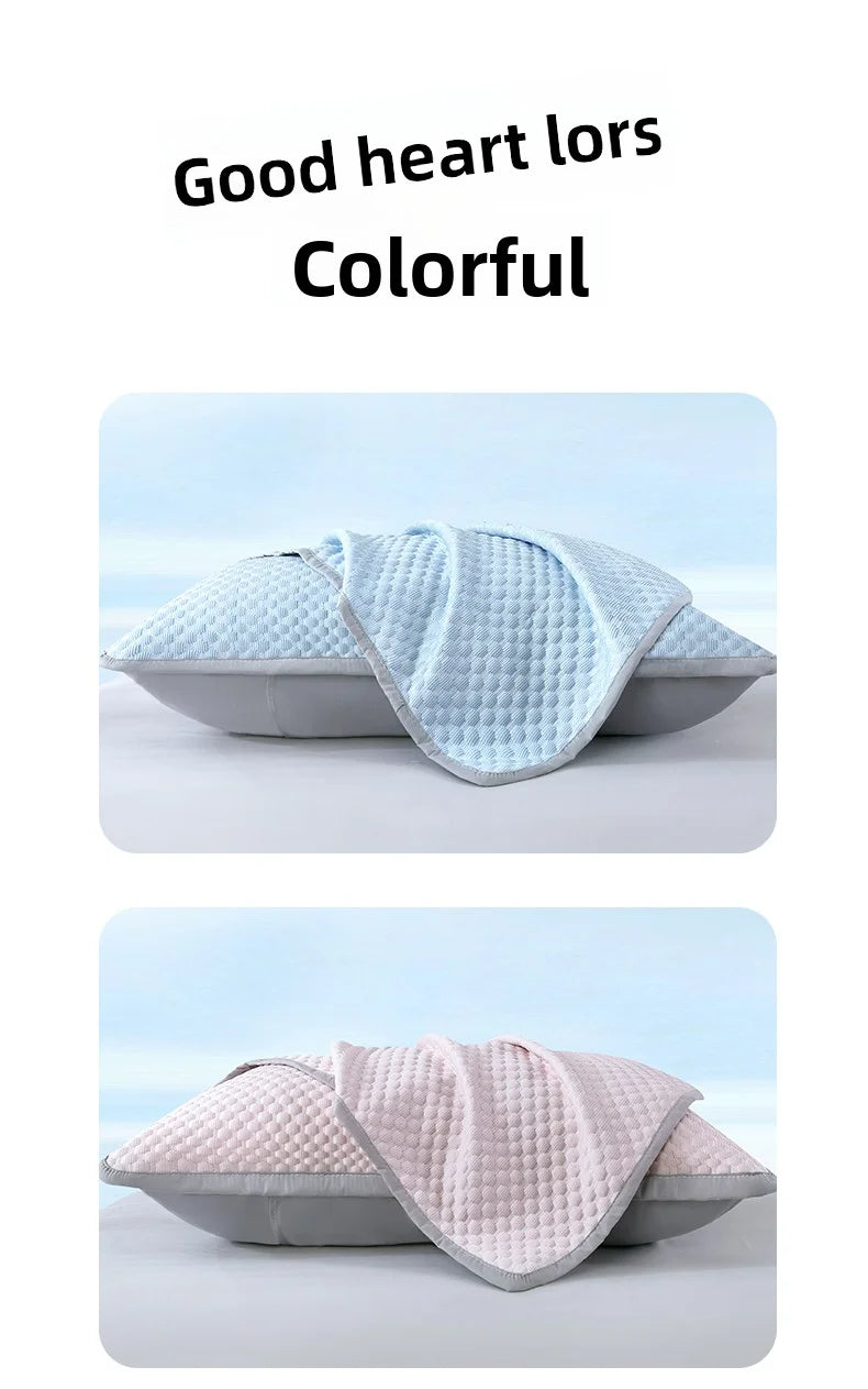 1pc-Summer Cool Bean Pillowcase - Breathable Air Conditioning Pillow Cover for Hot Sleepers No Insert Included 48 x 74cm