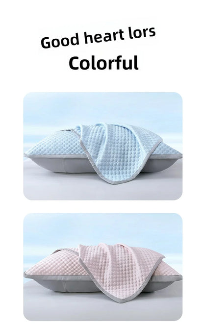 1pc-Summer Cool Bean Pillowcase - Breathable Air Conditioning Pillow Cover for Hot Sleepers No Insert Included 48 x 74cm